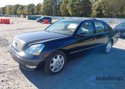 2003 Lexus Ls 430 from USA, damaged, VIN JTHBN30FX30118477